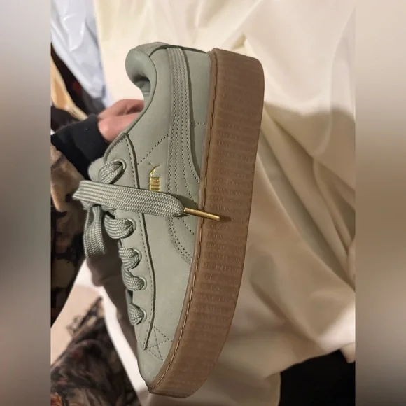 Puma X Fenty Creeper Phatty Nubuck ' Green Fog' 
Size 10 - Picture 3 of 5